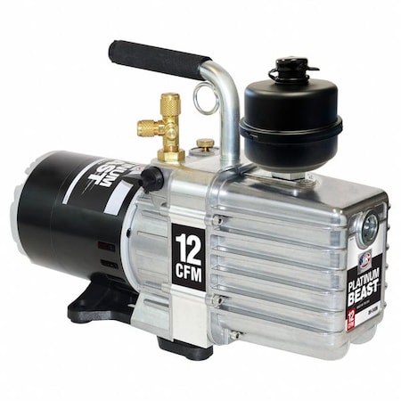 Jb Industries Vacuum Pump, 12 cfm, 15 micron, 120V AC DV-340N