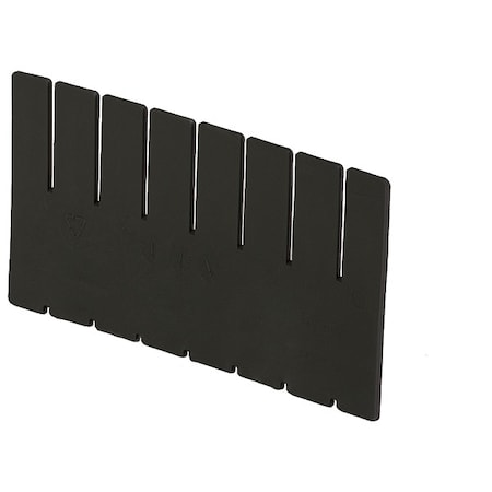 LEWISBINS Plastic Divider, Black, 9 5/8 in L, Not Applicable W, 7 7/8 in H DV1080-NXL   BUY 25S