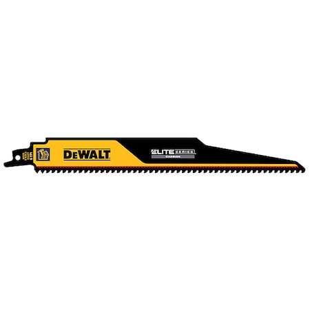 Dewalt Reciprocating Saw Blade, L:9", TPI:6, PK3, Straight DWAR956CT-3