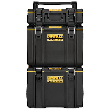 DEWALT Tool Box, Black, Dividers 2, 38 3/10" H DWST60436