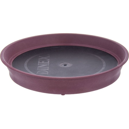 Dinex Induction Base, 9.71" Dia, Cranberry, PK12 DX1411061