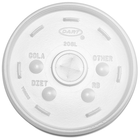 Dart Disp Hot/Cold Cup Lid, 5 oz-32 oz, PK1000 20SL