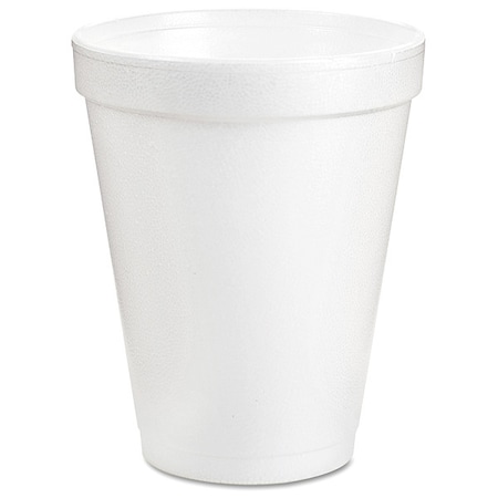 Dart Disposable Hot/Cold Cup, 8 oz, White, PK25 8J8