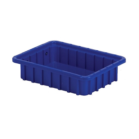 Lewisbins Polyethylene, Divider Box, Blue, 10 3/4 in L, 2 1/2 in H DC1025 Blue