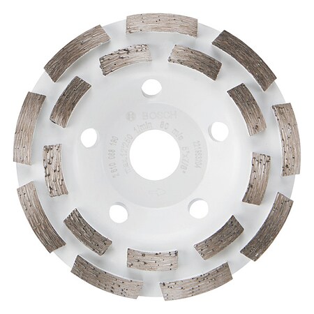Bosch Diamond Cup Wheel, 5 in dia DC518