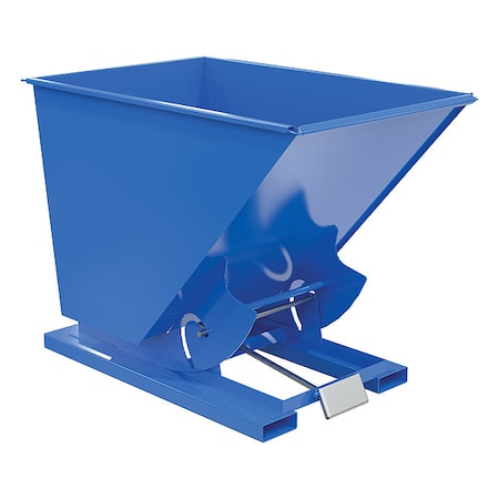 Vestil Self Dumping Hopper - Med Dty - Blue D-150-MD