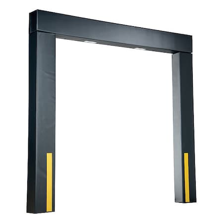 Zoro Select Dock Seal, 20 In., For 8 Ft H Doors D-150-20