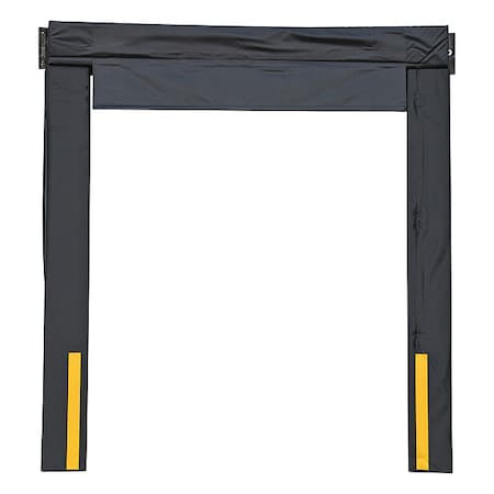 Zoro Select Dock Seal, 10 In., For 9 Ft H Doors D-350-10