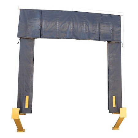 Zoro Select Dock Shelter, 24 In, For 10 Ft Doors D-750-24