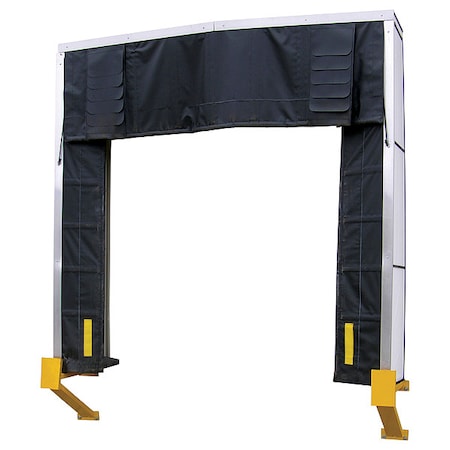 Zoro Select Dock Shelter, 36 In, For 10 Ft Doors D-750-36