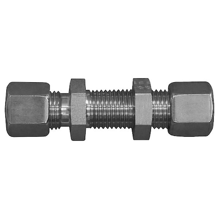 Brennan Industries Strt, SS, Comp. 6 mm, Comp. 8 mm D2700-LN-L06-L06-SS