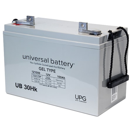 Zoro Select Sealed Lead Acid Battery, 12VDC, 8.23" H D5874