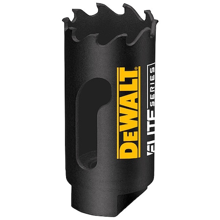 Dewalt Hole Saw, Diameter:1 1/8", Carbide Tipped DAH3118