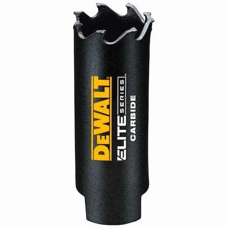 Dewalt Hole Saw, Diameter:3/4", Carbide Tipped DAH334
