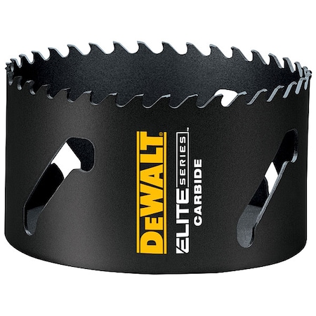 Dewalt Hole Saw, Diameter:4.5", Carbide Tipped DAH3412