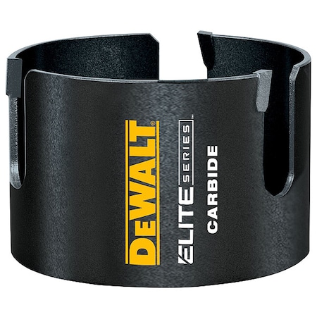 Dewalt Hole Saw, Diameter:4 5/8", Carbide Tipped DAH4458