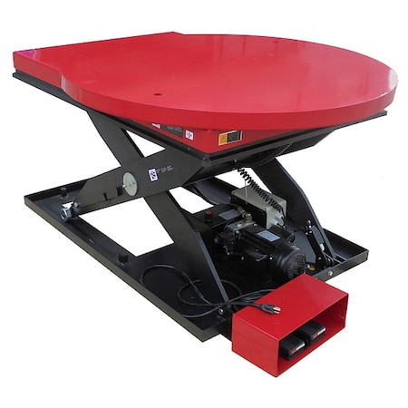 Dayton Scissor Lift Table, 2000 lb Load Capacity 60NH63