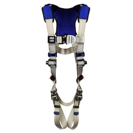 3M Dbi-Sala ExoFit(TM) X100 Fall Protection Harness, L, 420 lb, Quick-Connect Chest/ Quick-Connect Leg Straps 1401027