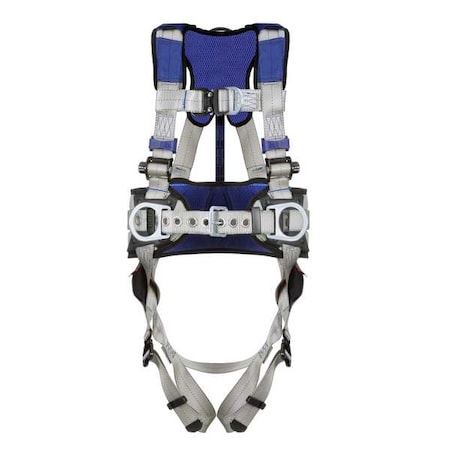 3M Dbi-Sala ExoFit(TM) X100 Fall Protection Harness, L, 420 lb, Quick-Connect Chest/ Quick-Connect Leg Straps 1401057