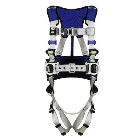 3M Dbi-Sala ExoFit(TM) X100 Fall Protection Harness, L, 420 lb, Quick-Connect Chest/ Quick-Connect Leg Straps 1401052