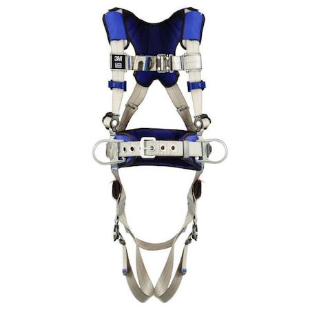 3M Dbi-Sala ExoFit(TM) X100 Fall Protection Harness, L, 420 lb, Quick-Connect Chest/ Quick-Connect Leg Straps 1401092