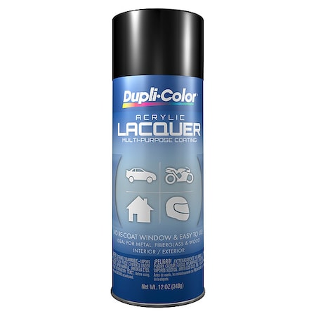 Dupli-Color Automotive Coating, Black, 12 oz EDAL1677