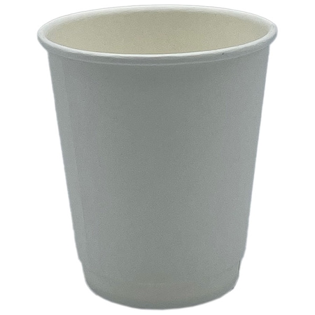 Zoro Select Disposable Hot Cup, 8oz, White, PK500 EHCDW8-W