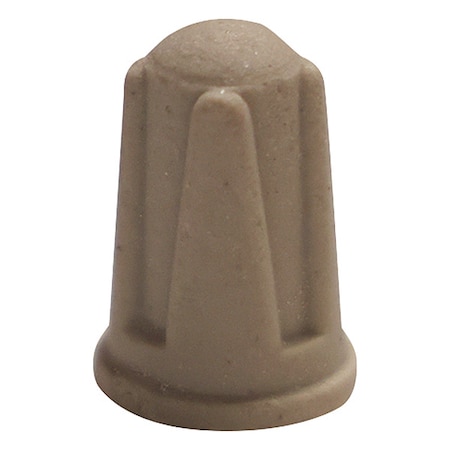 Tempco Twist-On Wire Connector, 12 AWG Max, White, Porcelain Insulation, 300 V EHD-114-105