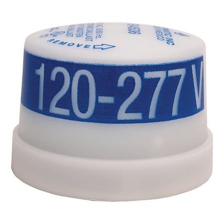 Intermatic HID, Incandescent, LED Photocontrol, 1,000 W, Blue/White, 5 sec Max, 2 sec Min EK4536