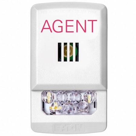 Eaton Horn Strobe, Horn, Continuous/Pulse, 24V, 86 dBA, Plastic, White, Wall Mount ELHSW-A