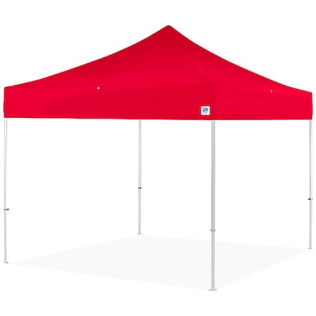E-Z Up Shelter Tent, Red, 13 ft W, 13 ft L END3AGY13KRD