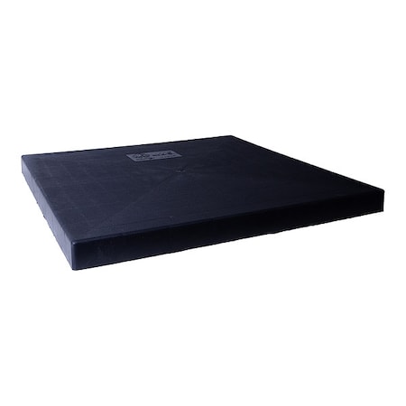 Diversitech Mounting Pad, Square, 2.3 lb, 40 in L, Blk EP4040-3