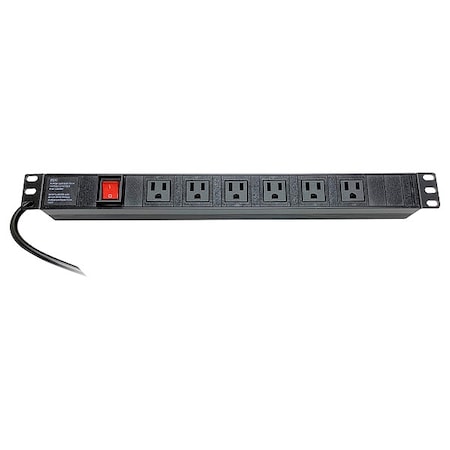 VIDEO MOUNT PRODUCTS OUTLET POWER STRIP 1U - 6 ERENPS6