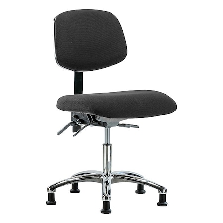 Zoro Select Ergonomic Chair, No Arms, 19" to 24" Height, Black BR-ESD-FDHCH-CR-T1-A0-EG-ESDBLK