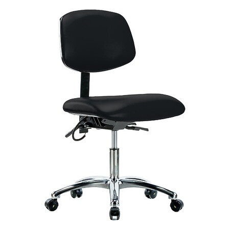 Zoro Select Ergonomic Chair, No Arms, 19" to 24" Height, Black BR-ESD-VDHCH-CR-T1-A0-EC-ESDBLK