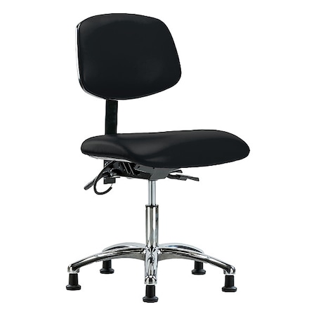 Zoro Select Ergonomic Chair, No Arms, 19" to 24" Height, Black BR-ESD-VDHCH-CR-T0-A0-EG-ESDBLK