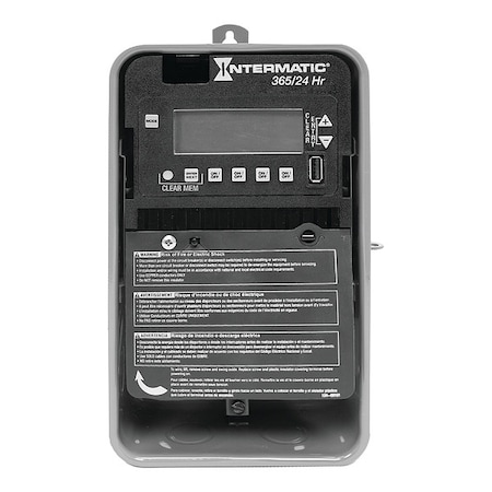 Intermatic Electronic Timer, 24 hr./365 Days, 30A ET2145CR