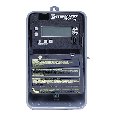 Intermatic Electronic Timer, 7/365 Days, 20A ET2715CR