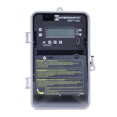 Intermatic Electronic Timer, 7/365 Days, 30A ET2725CP