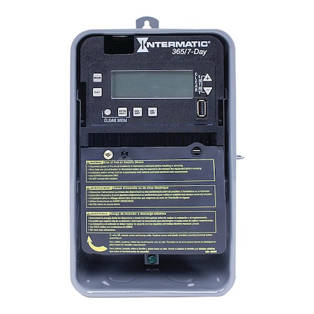 Intermatic Electronic Timer, 7/365 Days, 30A ET2725CR