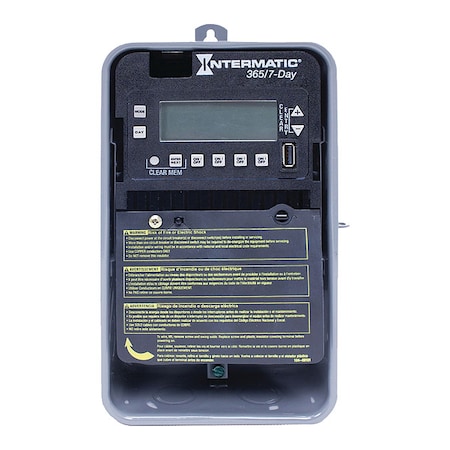 Intermatic Electronic Timer, 7/365 Days, 30A ET2745CR