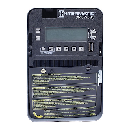 Intermatic Electronic Timer, 7/365 Days, 30A ET2745C