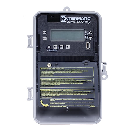 Intermatic Electronic Timer, Astro 7/365 Days, 30A ET2825CP