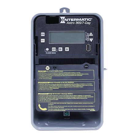 Intermatic Electronic Timer, Astro 7/365 Days, 30A ET2825CR