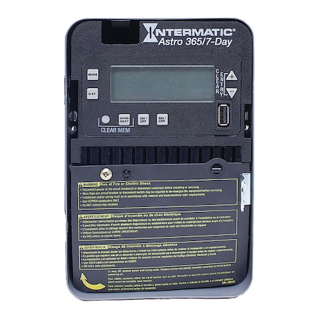 Intermatic Electronic Timer, Astro 7/365 Days, 30A ET2825C