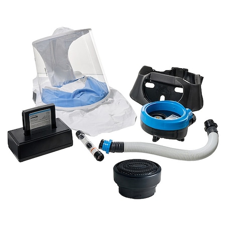 Bullard PAPR System Kit, Full Hood, Belt-Mount, Universal EVAHLSTLN2KFC4