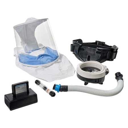 Bullard PAPR System Kit, Full Hood, Belt-Mount, Universal EVASTLN2KDB