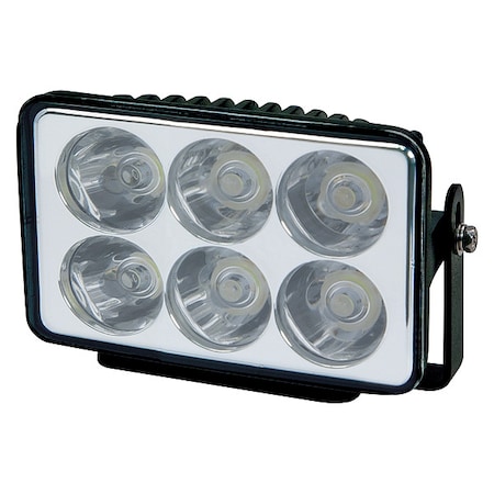 ECCO Flood Light, LED, 2-1/2" Depth, 4-13/64" H EW2301