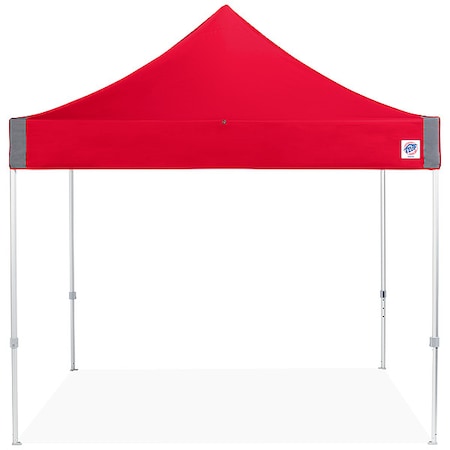 E-Z Up Shelter, Red, 10 ft W, 10 ft L EX10KPN