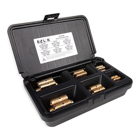 Zoro Select Thread Repair Kit, Knife Thread Inserts, M10-1.50, M3-0.50, M4-0.70, M5-0.80, M6-1.00, M8-1.25 EZ-M400